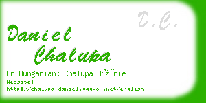 daniel chalupa business card